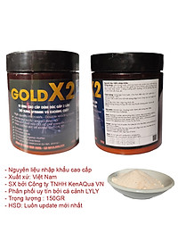 Men vi sinh Gold x2 150GR đậm đặc cao cấp, bổ sung Vitamin và khoáng chất, làm trong nước, khử tanh, phân hủy thức ăn dư thừa bể cá