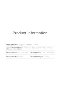 Cảm biến tự cân bằng BL-Touch Self Leveling Sensor 32 Bit