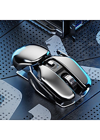 PX2 Wireless Mouse Rechargeable Metal Silent for PC Laptop Gaming Desktop