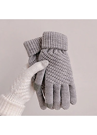 Găng Tay Cảm Ứng, Bao Tay Phượt Du Lịch Dã Ngoại Cao Cấp Dành Cho Cả Nam Và Nữ MÀU ĐEN