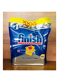 Túi 60 viên rửa chén Finish Quantum Max Dishwasher Tablets PTT025459