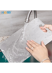Thớt inox 304 kháng khuẩn dòng đặc ruột Hobby home decor TH 3 size tùy chọn