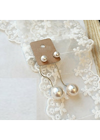 Bông Tai Ngọc Trai phối nhỏ to Hot Trend