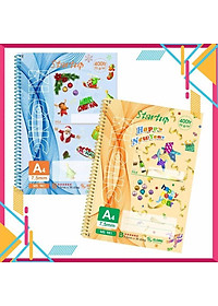 Sổ lò xo KLONG đơn A4 400tr xé, kẻ lề, MS:981