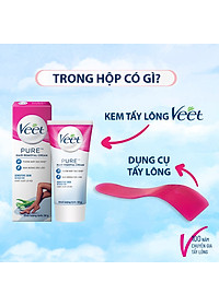 Nơi bán [MỚI] Kem tẩy lông Veet cho da nhạy cảm 50g, công thức Pure cải tiến