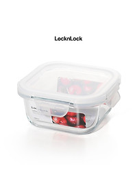 Hộp bảo quản thủy tinh LocknLock BLANC - Hộp vuông