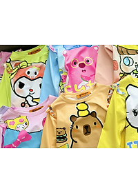 Đồ bộ ngủ dài tay cho bé gái kuromi hello kitty từ 12-40kg chất thun lạnh mềm mịn mát