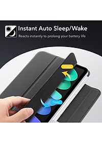Bao Da Dành Cho iPad Mini 6 / iPad Mini 7 ESR Rebound Magnetic Slim Case - Hàng Nhập Khẩu