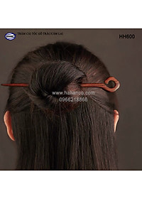 Trâm cài tóc bằng gỗ Cẩm Lai/Trắc (Đủ kiểu dáng) HH600 - phong cách cổ trang, điêu khắc sang chảnh HOT TREND cho nữ  - HAHANCO