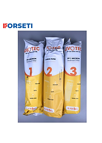 Combo Bộ 3 Lõi Lọc Nước Thô 1,2,3  Dành Cho Máy Lọc Nước Karofi Livotec 512 - Hàng Chính Hãng