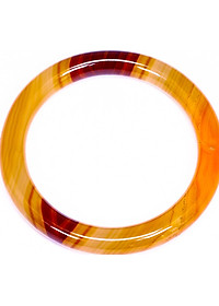 Vòng tay đá mã não vàng cam ni 58 mệnh hỏa, thổ - Ngọc Qúy Gemstones