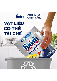Combo 4 túi Viên Rửa Chén Bát Finish Powerball Quantum 21 viên