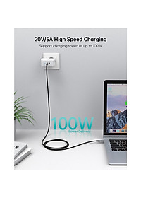 Cáp Sạc Choetech XCC-1002  Nhanh 100W Type C to Type C Dài 1.8M (Hàng chính hãng)