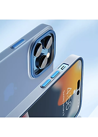 Ốp lưng chống sốc cho iPhone 14 Plus (6.7 inch) hỗ trợ sạc Maqsafe hiệu WIWU PC Ultra-thin Frosted Magnetic Case (mặt lưng nhám mờ, gờ bảo vệ Camera 0.5mm) - hàng nhập khẩu