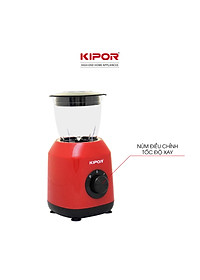 Máy xay sinh tố KIPOR KP-S306  - Lưỡi thép chống ăn mòn siêu bền - Tặng kèm 3 cối 0,2L, 0,5L, 1,5L - Tự ngắt chống quá tải - Hàng chính hãng