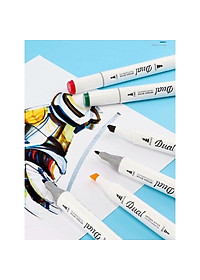 Bút dạ màu / Bút lông màu / Bút Marker 2 đầu BaoKe MP 2924 12/18/24 Màu