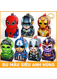 Bộ đồ chơi hóa trang bìa carton SIÊU NHÂN Marvel người nhện Spiderman, Iron man, Batman, Hulk, Thanos, Thor