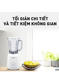 Máy xay sinh tố Panasonic MX-EX1001WRA - Công suất 450W - 1L - Lưỡi dao thép không gỉ - Cối nhựa kháng vỡ - Hàng chính hãng