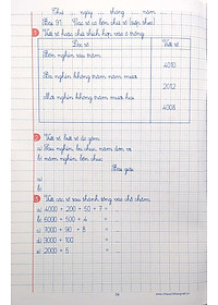 Vở Ô Li Bài Tập Toán Lớp 3 - Quyển 2