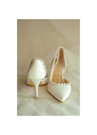 GIAFY CƯỚI - GIÀY CÔ DÂU BEJO H51 XOÀN ĐÁ - WEDDING SHOES