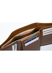 Ví nam da bò Trita ( Thời trang nam cao cấp - Ví da RVN03 )