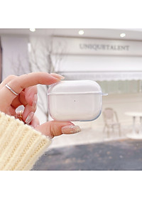 Vỏ Ốp Case Bảo Vệ TPU Trong Suốt Kai Cho AIRPODS 3 Kèm móc treo_ Hàng Chính Hãng