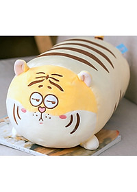 Thú nhồi bông hổ mặt ngáo mắt tròn dễ thương - Size từ 45cm đến 70cm - Quà tặng gấu bông hổ êm mịn.