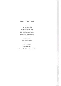 The Bonesetter's Daughter