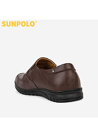 Giày Lười Nam Da Bò SUNPOLO SUS511 (Đen, Nâu)