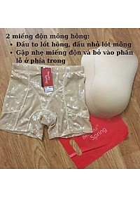 Quần Lót Độn Mông Hông Thông Hơi Siêu Thoáng Mát Mềm Mại 2IN1 Sexy Quyễn Rũ