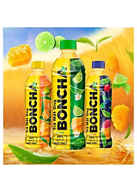 Thùng 24 Chai Trà Mật Ong vị Việt Quất BONCHA 450ml bao bì Tết