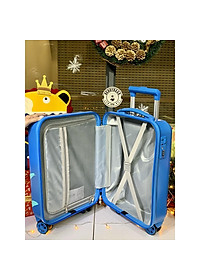 Vali Kéo Cho Trẻ Em BeddyBear - Size xách tay lên máy bay 17 inch - họa tiết Dập nổi 3D Sư Tử - Bánh xe đôi xoay 360 độ - Cần kéo hợp kim nhôm cao cấp - Bảo hành chính hãng 2 năm