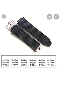 Tặng Kèm Tovit Thay Dây đồng hồ Hublot cao su nữ màu thơm mùi vani 13-19-18