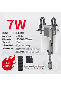 Lọc treo Xiaoli Sunsun XBL 300, 400, 500, 600 kèm hút váng lọc bể cá thủy sinh