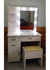 Bàn trang điểm đèn led 80x150x45 cm