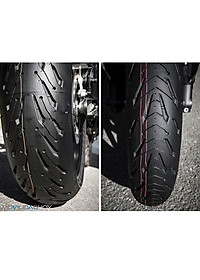 Vỏ xe motor phân khối lớn PKL Michelin Road 6 110/120/150/160/170/180/190 mâm/vành 17/19 inch (Tây Ban Nha/Thái Lan), không ruột (TL)