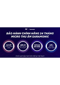 Bộ Micro Thu Âm Không Dây Saramonic Blink500 Pro B5 Cho Điện Thoại Thông Minh Hệ Điều Hành Android - Livestream/ Phỏng Vấn/ Quay Video - Hàng Chính Hãng