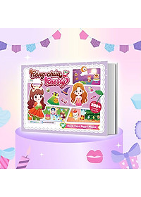 Công chúa Cherry Sách bóc dán sticker cho bé gái