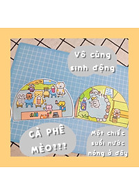 Bộ Tranh Tương Tác Cô Tiên Xanh - Nuôi Mèo