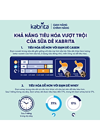 Sữa dê Kabrita số 2 cho trẻ từ 12- 24 tháng - Lon 800g