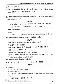 Chuyên đề bồi dưỡng học sinh khá, giỏi Toán THCS Phần Số Học  