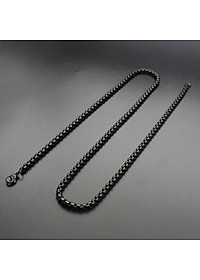 Dây Chuyền Nam Sợi 4mm Dài 60cm Chất Liệu Thép Titan Không Rỉ Không Dị Ứng TT 1159