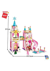 Đồ chơi lắp ráp, xếp hình Qman 2615 – Ngôi nhà ngắm cảnh (405 mảnh ghép)