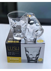 Bộ 04 cốc thủy tinh cao cấp chịu nhiệt họa tiết tròn mang lại vẻ trang nhã, sang trọng - nội địa Nhật Bản 