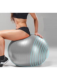 [HÀNG NHẬP KHẨU] Bóng tập Yoga trơn cao cấp 65cm - Bóng Yoga tròn chống nổ - Hàng chính hãng D Danido