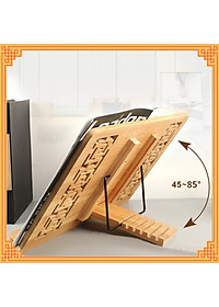 Kệ đọc kinh sách, giá đỡ sách bằng gỗ tre