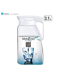 Bình đựng nước uống lạnh Asvel Drink Vio 3.1L hàng nội địa Nhật Bản