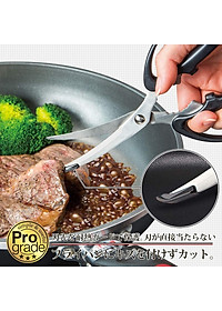 Combo kéo cắt càng cua Echo Metal + kéo cắt gà/thịt đầu cong - nội địa Nhật Bản