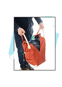 Vali kéo du lịch kèm túi xách thời trang, vali vải dù chống thấm nước