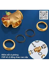 Xi Phông Chậu Rửa Bát 2 Hố Pimisi PXP-31-2 Inox Cao Cấp Kiểu Chun Uốn - Kim Loại Bẻ Cong Được, Thoát Nước Nhanh, Dùng Để Xả Thải Nước Bồn Rửa Chén 2 Hộc Thu 110 Inox 304, Chống Mùi Hôi Và Côn Trùng Gián, Chuột Cắn Phá - Có Đầu Thoát Tràn | Hàng Chính Hãng